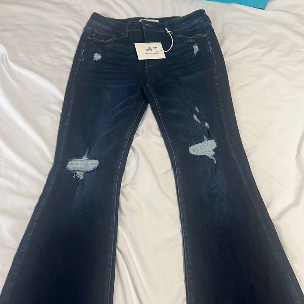 Kancan high rise flare size 11